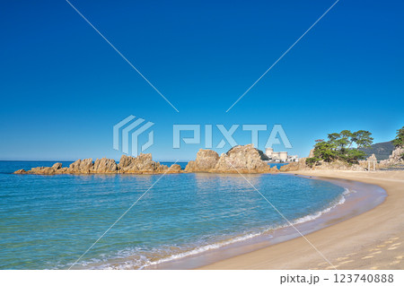 【水晶浜海水浴場】 福井県三方郡美浜町竹波 123740888