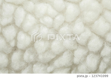 Wool plush fleece fur fabric texture background 123741099