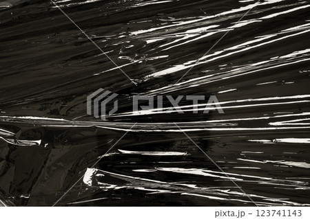 transparent plastic film wrap overlay texture background transparent plastic film wrap overlay texture background 123741143