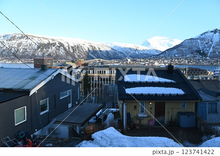 ノルウェー トロムソの風景 街並み ノルウェー トロムソの風景 街並み 123741422