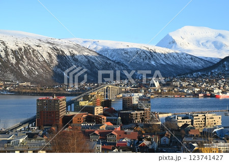 ノルウェー トロムソの風景 街並み ノルウェー トロムソの風景 街並み 123741427