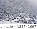 白川郷の大雪 123741697