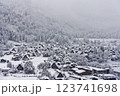 白川郷の大雪 123741698