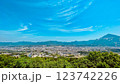 嵐山から眺める、爽やかな夏の風景【秩父ミューズパーク展望台埼玉県秩父市寺尾】 123742226