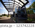 レトロな機関車【清里駅（SL C56）山梨県北杜市高根町清里】 123742228