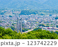 山頂からの街並み【秩父ミューズパーク展望台埼玉県秩父市寺尾】 123742229