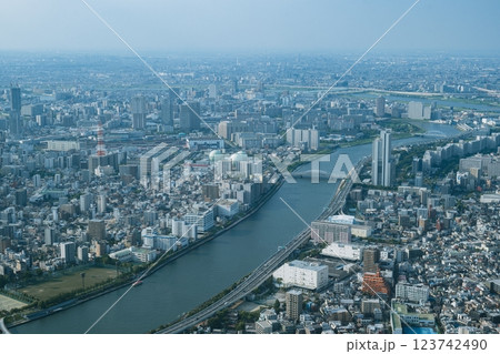 August 13 2024 - Tokyo, Japan : Tokyo Sky Tree during summer. Tokyo Sky Tree is one of the famous landmark in Tokyo. It is the tallest structure in world when built. August 13 2024 - Tokyo, Japan : Tokyo Sky Tree during summer. Tokyo Sky Tree is one of the famous landmark in Tokyo. It is the tallest structure in world when built. 123742490