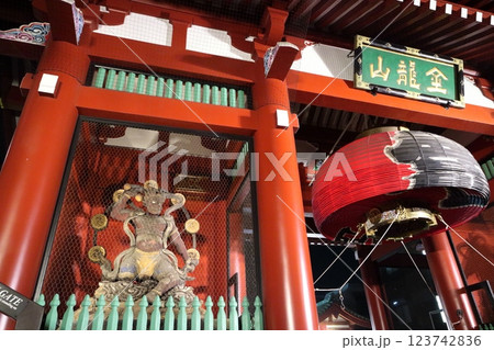 雷門の雷神 雷門の雷神 123742836