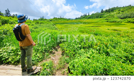 夏の火打山・妙高山登山（高谷池） 123742870
