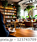 落ち着いた雰囲気のカフェ 123743709