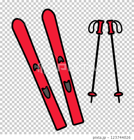 Ski Icon 123744026
