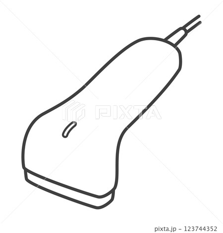 バーコードスキャナー 123744352