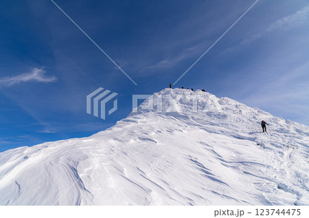 厳冬期の谷川岳・トマノ耳 123744475