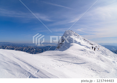 厳冬期の谷川岳・トマノ耳 123744483