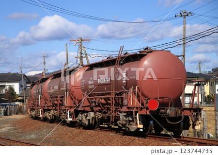 福島臨海鉄道線を走行するタキ1200形貨車の鉱石輸送列車(安中貨物)_2025/2/21撮 福島臨海鉄道線を走行するタキ1200形貨車の鉱石輸送列車(安中貨物)_2025/2/21撮 123744735