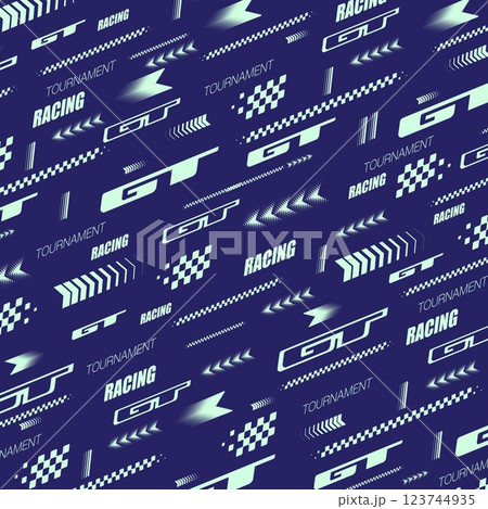 Sport GT race dark blue background 123744935