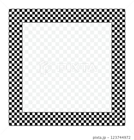 Racing flag design square frame 123744972