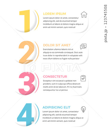 Four Steps Template Four Steps Template 123745508