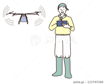 農業の効率化 スマート農業 農業の効率化 スマート農業 123745566