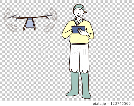 農業の効率化 スマート農業 農業の効率化 スマート農業 123745566