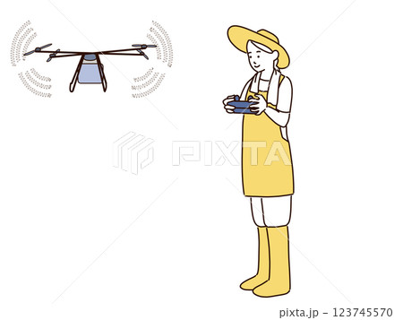 農業の効率化 スマート農業 農業の効率化 スマート農業 123745570