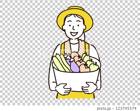 農業の効率化　スマート農業 123745574