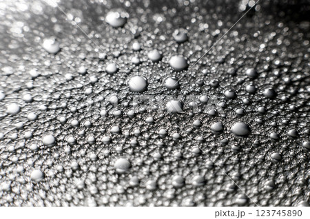 Colored soap and water bubbles. Abstract background. 123745890