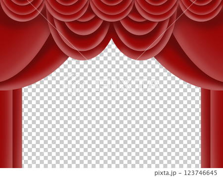 Curtain background C-1 123746645