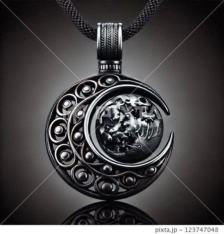 天然石　宝石をあしらったアクセサリー 123747048