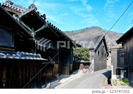 香川小豆島　醤の郷　醤油醸造所の町並み 123747202