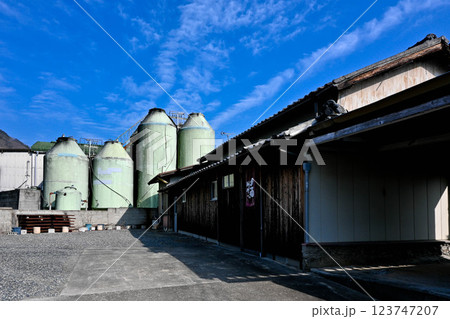 香川小豆島　醤の郷　醤油醸造所の町並み 123747207
