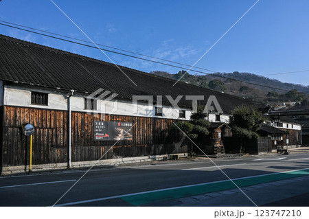 香川小豆島　醤の郷　醤油醸造所の町並み 123747210