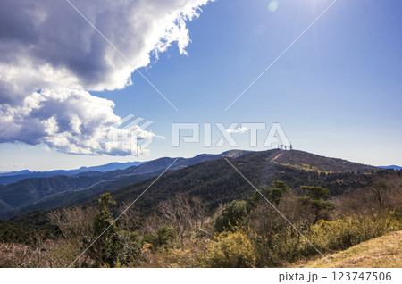 伊豆半島の山景色 123747506