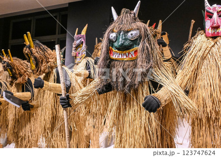 秋田 なまはげ館 男鹿のなまはげ 秋田 なまはげ館 男鹿のなまはげ 123747624