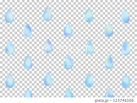 水彩風しずく背景素材 水彩風しずく背景素材 123748108