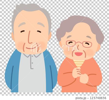Senior couple, elderly people, elderly people 123748656