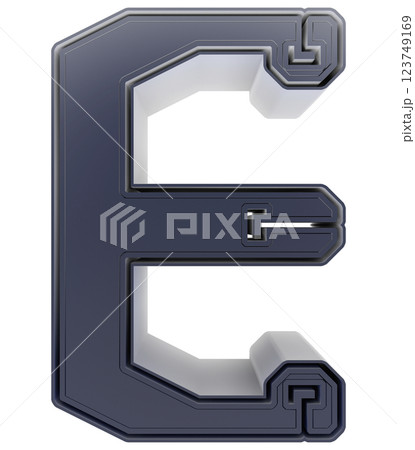 3D rendered illustration. Decorative shady font. Art lettering. 3D rendered illustration. Decorative shady font. Art lettering. 123749169