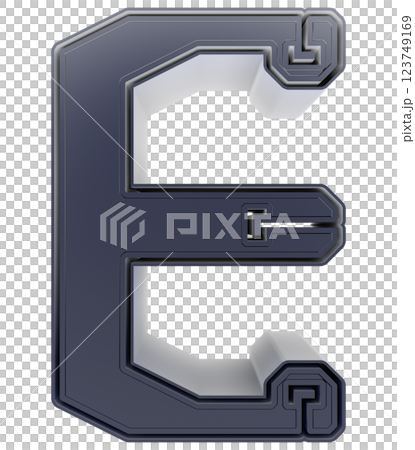 3D rendered illustration. Decorative shady font. Art lettering. 3D rendered illustration. Decorative shady font. Art lettering. 123749169
