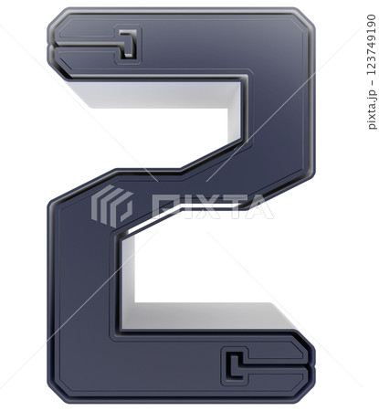 3D rendered illustration. Decorative shady font. Art lettering. 3D rendered illustration. Decorative shady font. Art lettering. 123749190