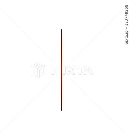 3D rendered illustration. Decorative thin letter. Art font lettering. 123749268