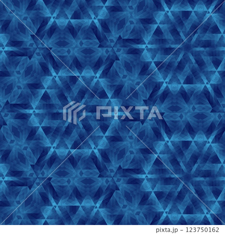 Abstract polygonal dark blue geometric patterns for technology related background. Science fiction fantasy art especially made for network, web, cyberspace, big data, artificial intelligence concept 123750162