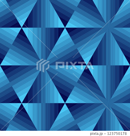 Abstract polygonal dark blue geometric patterns for technology related background. Science fiction fantasy art especially made for network, web, cyberspace, big data, artificial intelligence concept 123750178