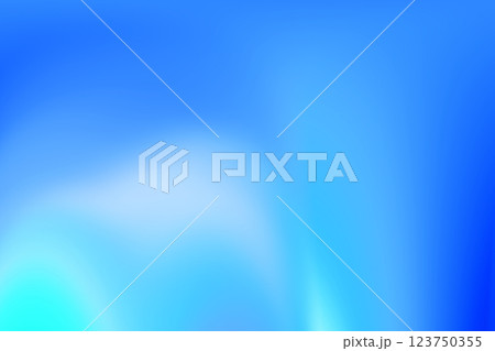 青色系背景素材、ファンタジー、グラデーション、抽象イメージ、水色, 青背景, ブルー, 写真素材 123750355