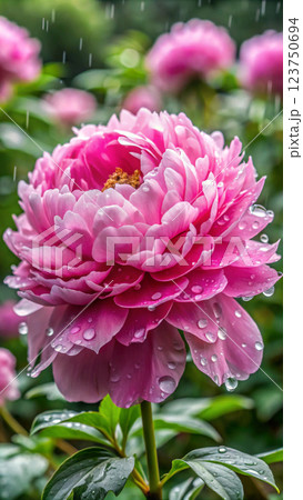 beautiful pink roses in the garden beautiful pink roses in the garden 123750694