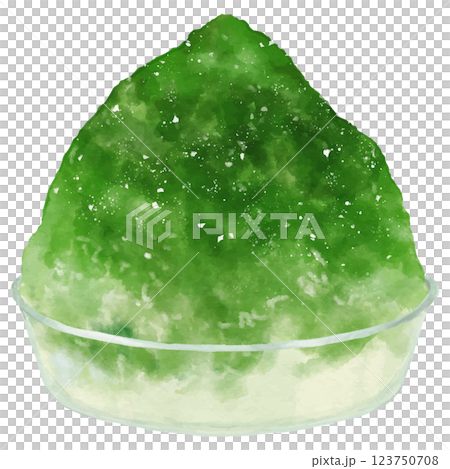 一碗蓬鬆的宇治抹茶刨冰 一碗蓬鬆的宇治抹茶刨冰 123750708