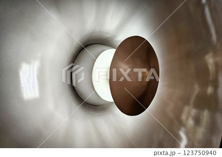 Close up Center of Vintage Spotlight. Close up Center of Vintage Spotlight. 123750940