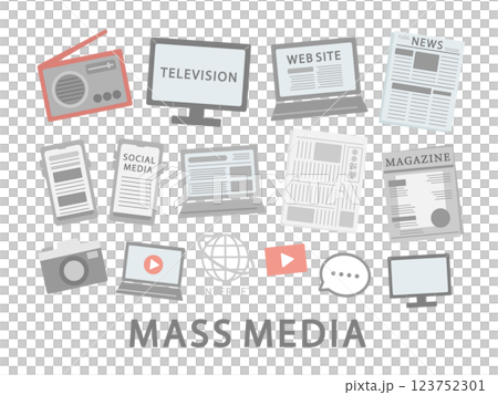 大眾媒體插圖 123752301