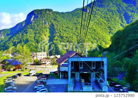 北海道 大雪山層雲峡 黒岳ロープウエイからの眺望 北海道 大雪山層雲峡 黒岳ロープウエイからの眺望 123752980