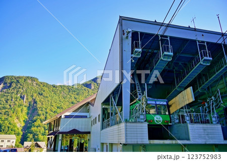 北海道 大雪山層雲峡 黒岳ロープウエイの眺望 北海道 大雪山層雲峡 黒岳ロープウエイの眺望 123752983