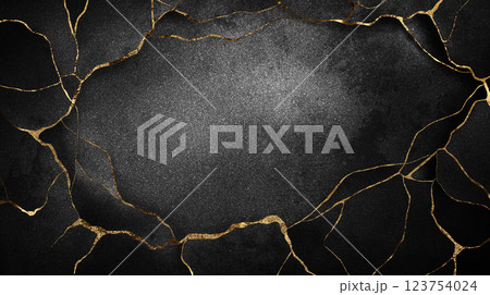 This artwork features an abstract design characterized by a mix of black hues and gold accents. The intricate patterns add a touch of sophistication to any setting. This artwork features an abstract design characterized by a mix of black hues and gold accents. The intricate patterns add a touch of sophistication to any setting. 123754024
